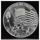 1 TROY OZ FINE SILVER ROUND