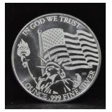 1 TROY OZ FINE SILVER ROUND