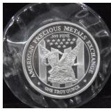 1 TROY OZ FINE SILVER ROUND