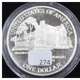 1890-1990 EISENHOWER CENTENNIAL SILVER DOLLAR