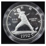 1992 LIBERTY USA SILVER DOLLAR