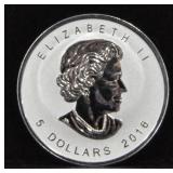 2016 5 DOLLARS CANADIAN MAPLE LEAF