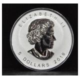 2016 5 DOLLARS CANADIAN MAPLE LEAF