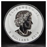 2016 5 DOLLARS CANADIAN MAPLE LEAF
