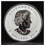 2016 5 DOLLARS CANADIAN MAPLE LEAF