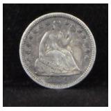 1850 LIBERTY SEATED HALF-DIME