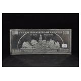 100 DOLLARS SILVER/COPPER REPLICA - 1 TROY POUND