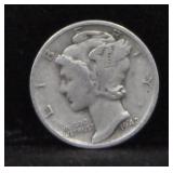 1942 MERCURY DIME