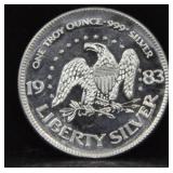 1 TROY OZ. FINE SILVER ROUND