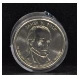 JAMES K. POLK 1 ROLL OF PRESIDENTIAL DOLLARS