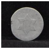 1851 THREE CENT SILVER COIN