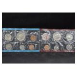 1972 AND 1975 US MINT UC COIN SETS