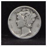 1937 MERCURY DIME