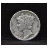 1943 MERCURY DIME