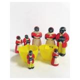 F & F AUNT JEMIMA & UNCLE MOSE 7 PIECE SET