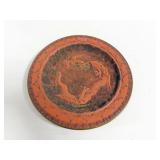 RED CLAY DRAGON PLATE