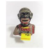 BLACK AMERICANA JOLLY CAST ALUMINUM MECHANICAL