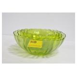 NEST OF 5 GREEN BOWLS