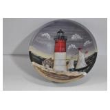 HAND PAINTED WOODEN BOWL