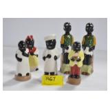 6 CONTEMPORARY BLACK AMERICANA PIE BIRDS