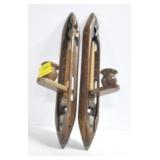 HANDMADE SHUTTLES CANDLE SCONCES