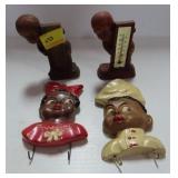 4 BLACK AMERICANA COLLECTIBLES