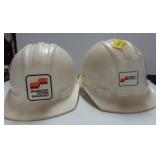 PAIR SEABOARD SYSTEM RAILROAD HARDHATS