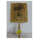 JAMUP AND HONEY CARDBOARD FAN