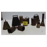 11 ASSORTED BELLS