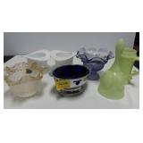 7 PIECES OF COLLECTIBLE GLASS