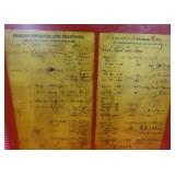 1881 RAILROAD FREIGHT RECEIVED & DELIVERED PLAQUE