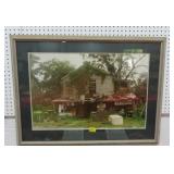 FRAMED OLD ANTIQUES STORE PRINT