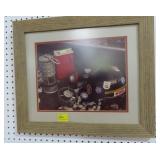 FRAMED COAL MINER TYPE PRINT