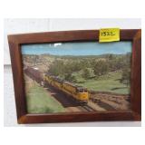 UNION PACIFIC FRAMED TRAIN PICTURE