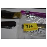 6 POCKET KNIVES INCLUDES: BOKER TREE
