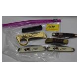 6 ASSORTED POCKET KNIVES
