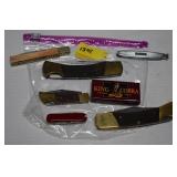 6 ASSORTED POCKET KNIVES