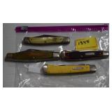 4 ASSORTED POCKET KNIVES
