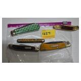 5 ASSORTED POCKET KNIVES