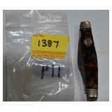 BUCK CREEK INDIAN HEAD HANDMADE GERMANY KNIFE