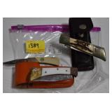 3 KNIVES INCLUDES IXL - SCHRADE WOSTENHOLM