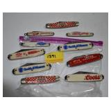10 USA MADE POCKET KNIVES