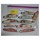 10 USA MADE KNIVES