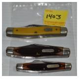 3 POCKET KNIVES ALL SCHRADE WALDEN