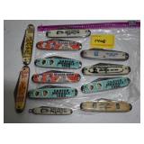 DOZEN US MADE POCKET KNIVES