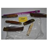 6 ASSORTED POCKET KNIVES