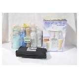 SUNTONE SMOOTHIE MAKER, LOTIONS, FIRST AID KIT