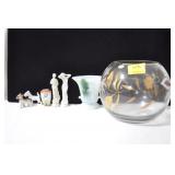 CZECHOLSLOVAKIA LARGE ROSE BOWL,