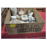 BOX VASES, SPOONS, COVERED BOXES, ASHTRAYS