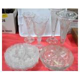 BOX VASES & PATTERN GLASS